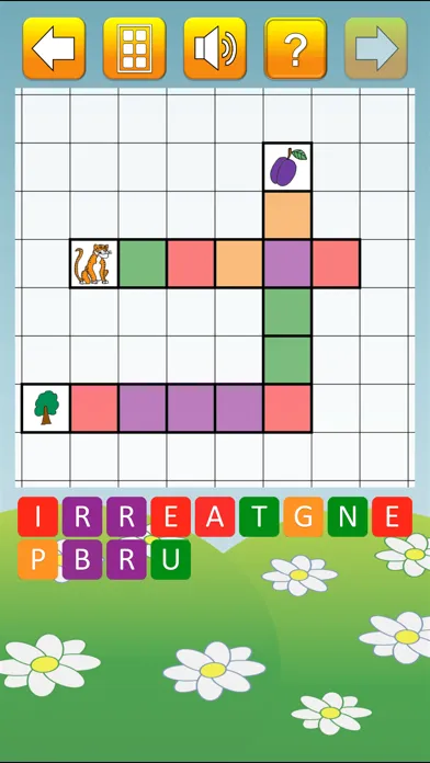 Mots croisés pour enfants Lite スクリーンショット