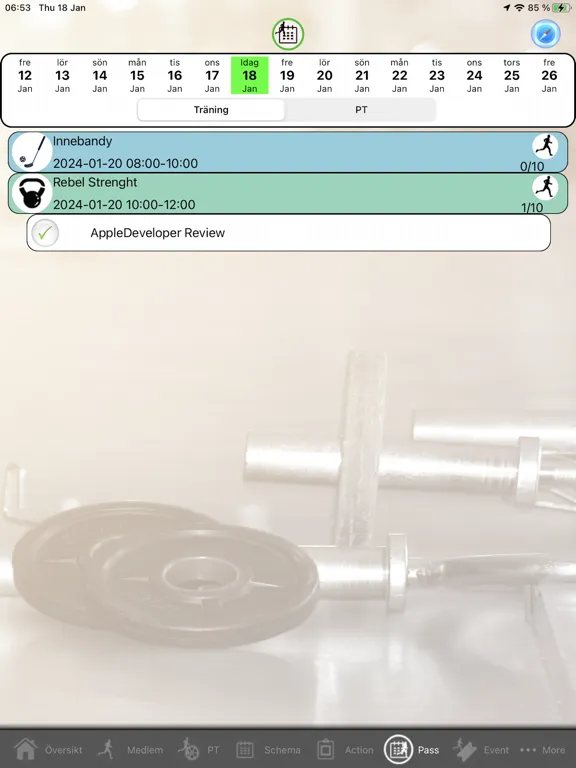 ภาพหน้าจอของ M3softwareFit - Retention iPad 