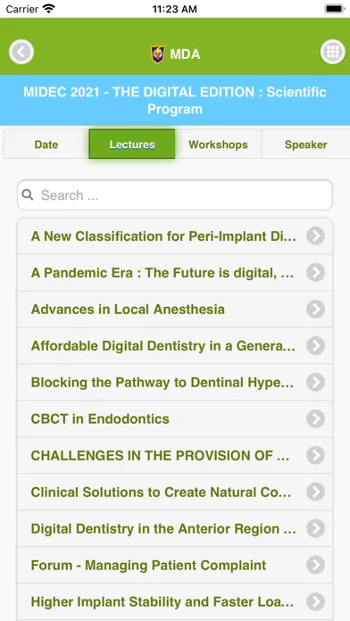 MALAYSIAN DENTAL ASSOCIATION应用截图