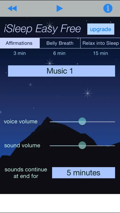 Capturas de pantalla de iSleep Easy Meditations Light