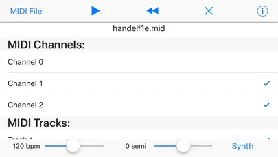 Скриншоты MIDIplay