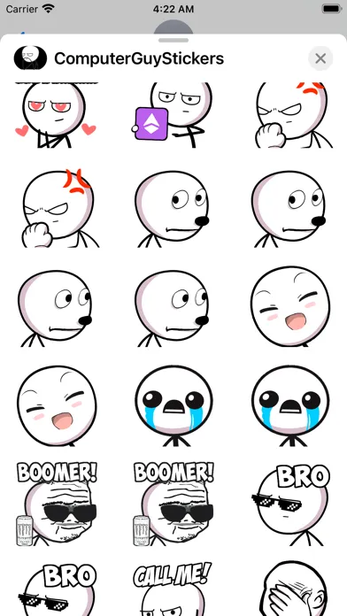 Computer Guy Stickers Ekran Görüntüleri