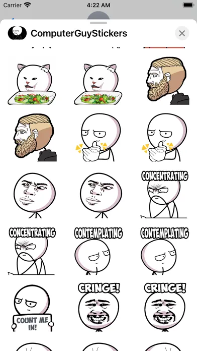 Computer Guy Stickers Ekran Görüntüleri