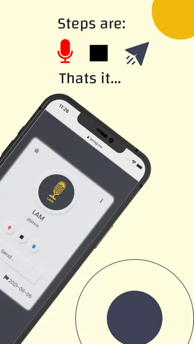 Ảnh chụp màn hình của LAM - Leave A Msg