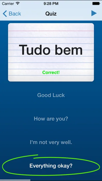 Learn Portuguese - Tudo Bem Screenshots