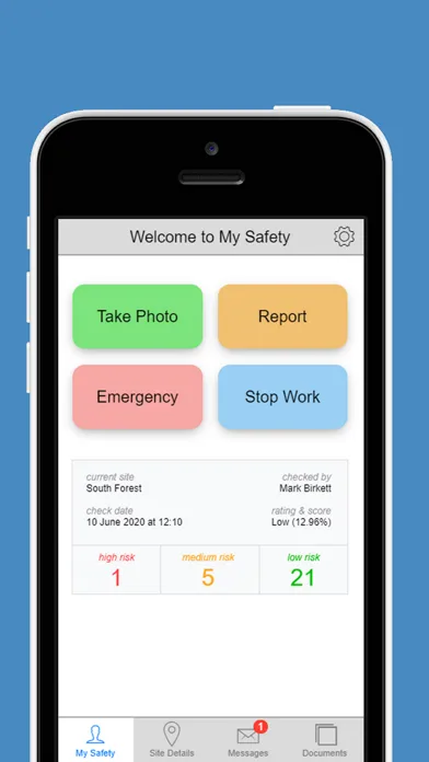 My-Safety-MOBILE Screenshots