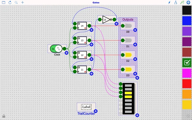 DigicalSim Lite: Digital Gates سکرین شاٹس