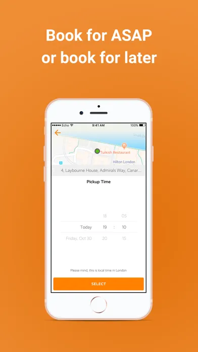 ภาพหน้าจอของ Carrot Cars - London's Minicab
