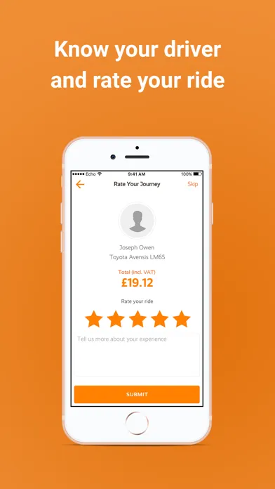ภาพหน้าจอของ Carrot Cars - London's Minicab