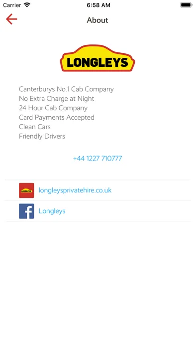 ภาพหน้าจอของ Longleys - Canterbury Cabs