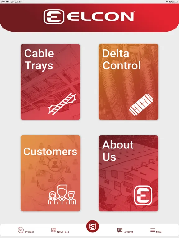 Elcon Cable Trays iPad  Screenshots