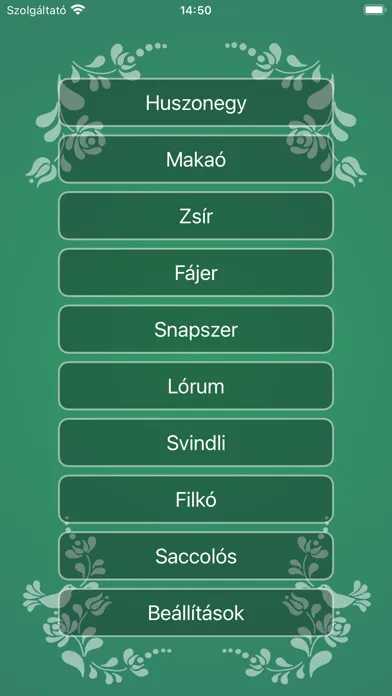 Magyar Kártyás Játékok 스크린샷
