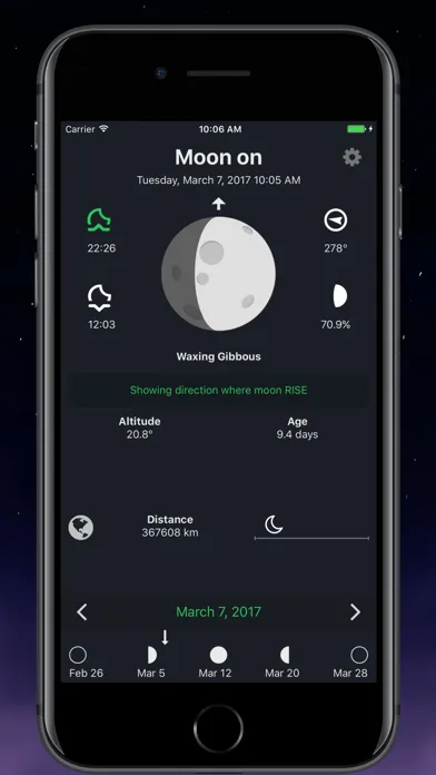 Moon Phase Now: Lunar Calendar スクリーンショット