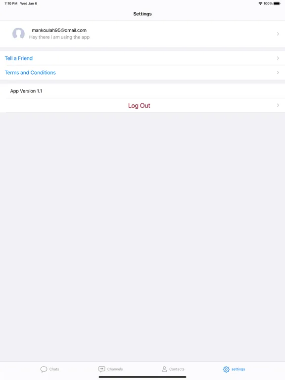 Flash Chatting iPad  Ekran Görüntüleri
