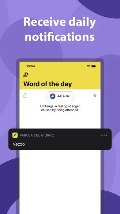 Zrzuty ekranu Word of the day