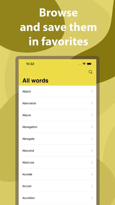Zrzuty ekranu Word of the day