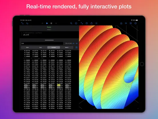 SIMO : MATLAB programming app iPad Screenshots