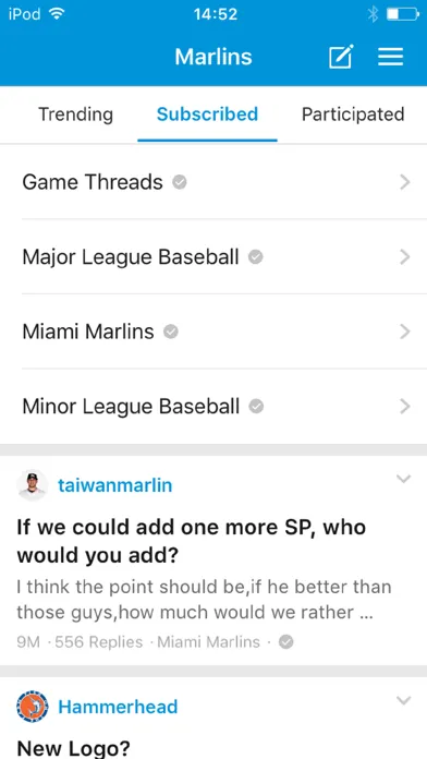 Screenshot di MarlinsBaseball.com