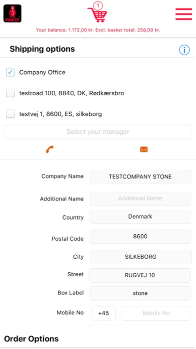 Tangkapan layar Mascot SmartStore