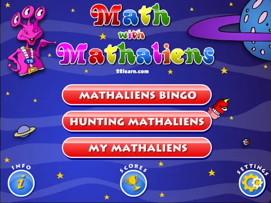 ภาพหน้าจอของ Basic Math with Mathaliens for Kids iPad 
