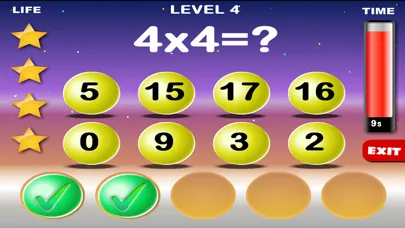 ภาพหน้าจอของ Basic Math with Mathaliens for Kids