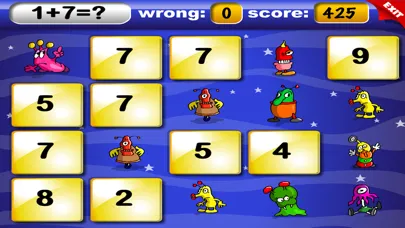 ภาพหน้าจอของ Basic Math with Mathaliens for Kids
