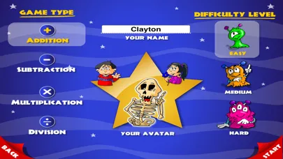 ภาพหน้าจอของ Basic Math with Mathaliens for Kids