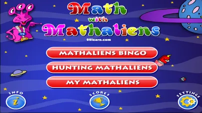 ภาพหน้าจอของ Basic Math with Mathaliens for Kids