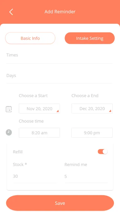 ภาพหน้าจอของ MedTrack : Medicines Reminder