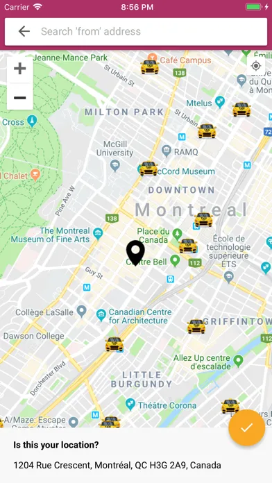 Mega Taxi Ekran Görüntüleri