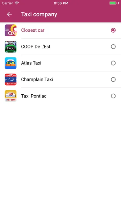 Mega Taxi Ekran Görüntüleri