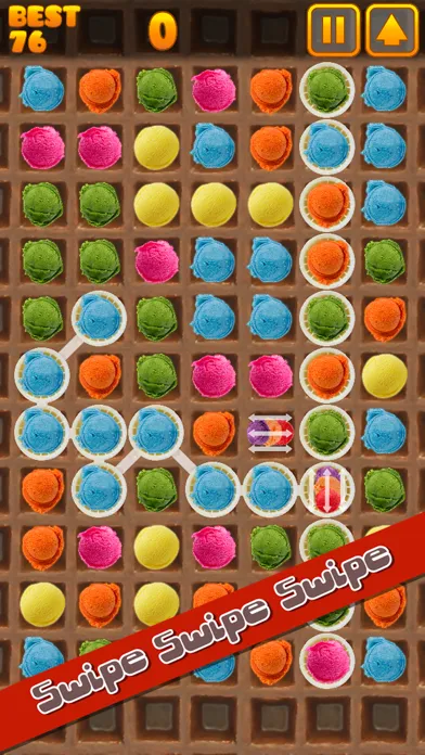 Amazing Ice Cream Swipe Screenshots