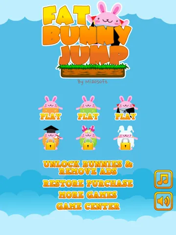 Fat Bunny Jump iPad  স্ক্রিনশট