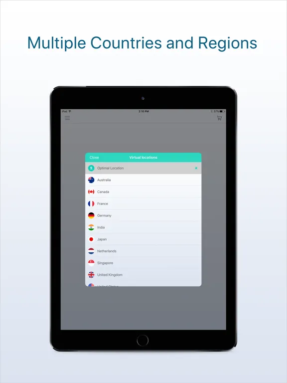 Capturas de pantalla de Best VPN: Fast VPN Proxy iPad 