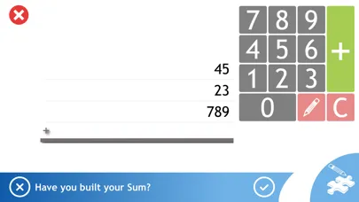 "Add" - play random sums or create your own challenging sums Ekran Görüntüleri