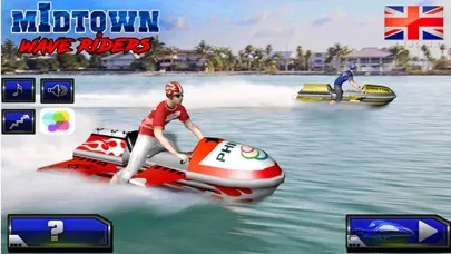 Ảnh chụp màn hình của MidTown Wave Riders - Free 3D Jet Ski Racing Game