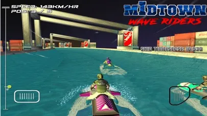 Ảnh chụp màn hình của MidTown Wave Riders - Free 3D Jet Ski Racing Game