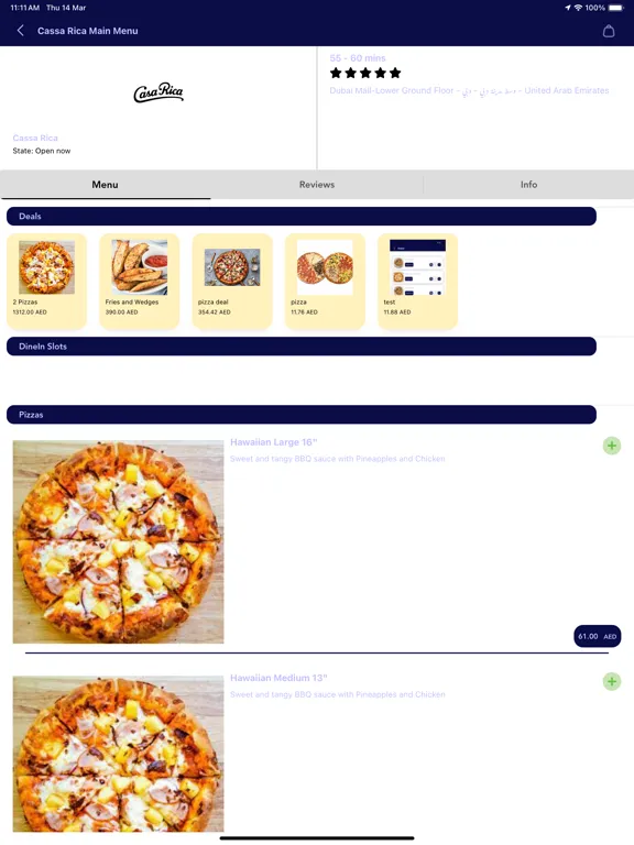 ภาพหน้าจอของ GoTrove iPad 