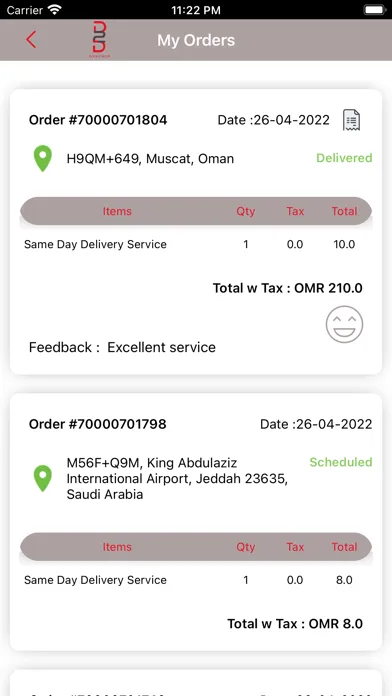Capturas de tela do Door 2 Door Oman