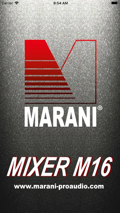 Tangkapan layar M16 Digital Mixer