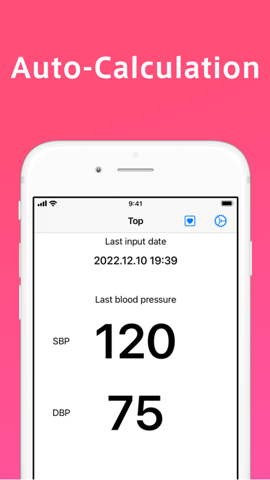 Screenshot di Blood Pressure Calculator
