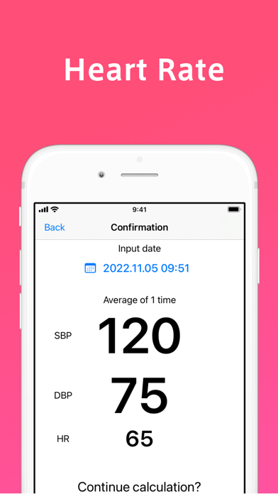 Screenshot di Blood Pressure Calculator