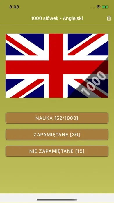 Capturas de tela do Angielski 1000 słówek