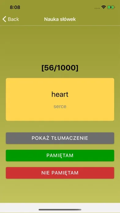 Capturas de tela do Angielski 1000 słówek
