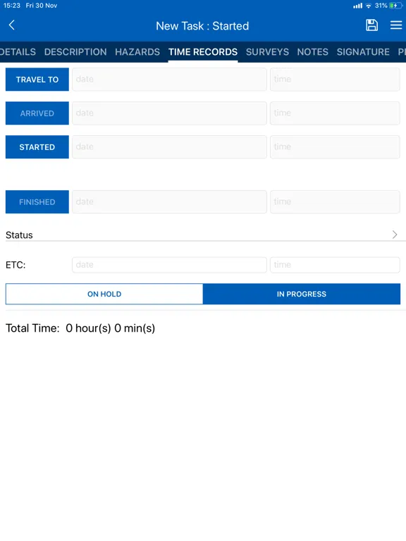 Screenshot di NHS PS iPad 
