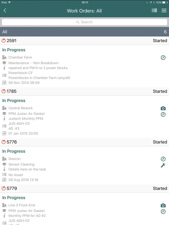 RGC iPad 스크린샷