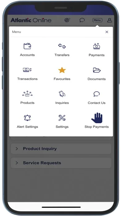 Скриншоты Atlantic Bank Mobile Banking