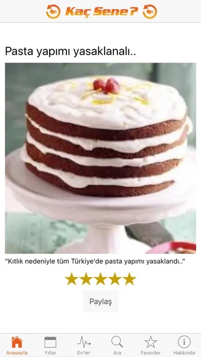 Zrzuty ekranu Kaç Sene Oldu? - İlginç Bilgiler - Komik Olaylar
