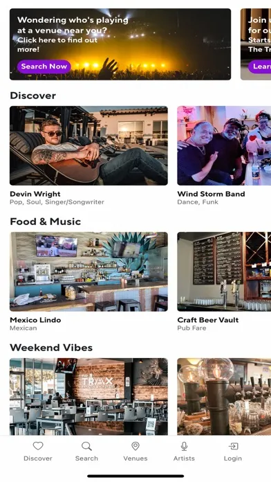 Motiv - Local Live Music Screenshots