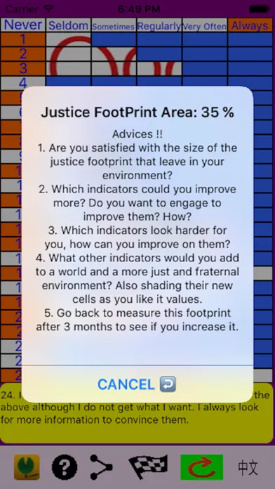 Capturas de pantalla de Your Justice Footprint